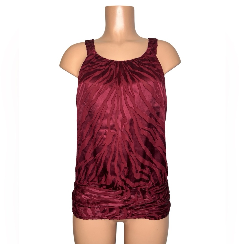 White House Black Market Silk Blend Sleeveless Blouse